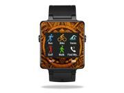 MightySkins Protective Vinyl Skin Decal for Garmin Vivoactive Smartwatch cover wrap sticker skins Carved Aztec