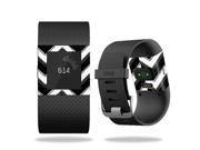 MightySkins Protective Vinyl Skin Decal for Fitbit Surge Watch cover wrap sticker skins Chevron Style