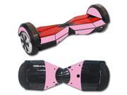MightySkins Protective Vinyl Skin Decal for Self Balancing Board Scooter Hover 2 wheel mini board unicycle bluetooth wrap cover sticker Solid Pink