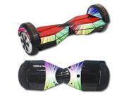 MightySkins Protective Vinyl Skin Decal for Self Balancing Board Scooter Hover 2 wheel mini board unicycle bluetooth wrap cover sticker Rainbow Explosion