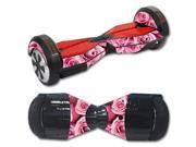 MightySkins Protective Vinyl Skin Decal for Self Balancing Board Scooter Hover 2 wheel mini board unicycle bluetooth wrap cover sticker Pink Roses