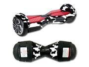 MightySkins Protective Vinyl Skin Decal for Self Balancing Board Scooter Hover 2 Wheel mini board unicycle bluetooth wrap cover sticker Cow Print