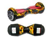 MightySkins Protective Vinyl Skin Decal for Self Balancing Board Scooter Hover 2 Wheel mini board unicycle bluetooth wrap cover sticker Sunflowers