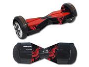 MightySkins Protective Vinyl Skin Decal for Self Balancing Board Scooter Hover 2 wheel mini board unicycle bluetooth wrap cover sticker Red Dragon