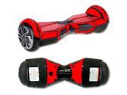 MightySkins Protective Vinyl Skin Decal for Self Balancing Board Scooter Hover 2 Wheel mini board unicycle bluetooth wrap cover sticker Solid Red