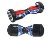 MightySkins Protective Vinyl Skin Decal for Self Balancing Board Scooter Hover 2 wheel mini board unicycle bluetooth wrap cover sticker Blue Camo