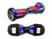 MightySkins Protective Vinyl Skin Decal for Self Balancing Board Scooter Hover 2 Wheel mini board unicycle bluetooth wrap cover sticker Light Waves