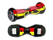 MightySkins Protective Vinyl Skin Decal for Self Balancing Board Scooter Hover 2 Wheel mini board unicycle bluetooth wrap cover sticker German Flag