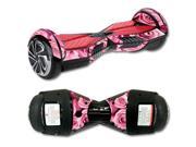 MightySkins Protective Vinyl Skin Decal for Self Balancing Board Scooter Hover 2 Wheel mini board unicycle bluetooth wrap cover sticker Pink Roses