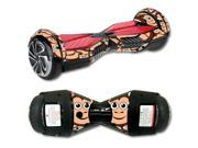 MightySkins Protective Vinyl Skin Decal for Self Balancing Board Scooter Hover 2 Wheel mini board unicycle bluetooth wrap cover sticker Monkey