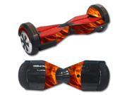 MightySkins Protective Vinyl Skin Decal for Self Balancing Board Scooter Hover 2 wheel mini board unicycle bluetooth wrap cover sticker Backdraft