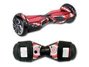 MightySkins Protective Vinyl Skin Decal for Self Balancing Board Scooter Hover 2 Wheel mini board unicycle bluetooth wrap cover sticker Red Aztec