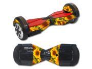 MightySkins Protective Vinyl Skin Decal for Self Balancing Board Scooter Hover 2 wheel mini board unicycle bluetooth wrap cover sticker Sunflowers