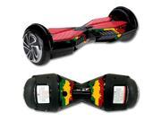 MightySkins Protective Vinyl Skin Decal for Self Balancing Board Scooter Hover 2 Wheel mini board unicycle bluetooth wrap cover sticker Rasta Flag