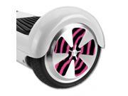 MightySkins Protective Vinyl Skin Decal for Hover Balance Board Scooter Wheels mini board unicycle bluetooth wrap cover sticker Zebra Pink