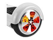 MightySkins Protective Vinyl Skin Decal for Hover Balance Board Scooter Wheels mini board unicycle bluetooth wrap cover sticker Bio Skull