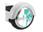 MightySkins Protective Vinyl Skin Decal for Hover Balance Board Scooter Wheels mini board unicycle bluetooth wrap cover sticker Teal Drips