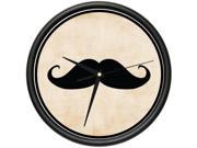 MUSTACHE Wall Clock hipster cool stache no shave movember gift