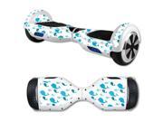 MightySkins Protective Vinyl Skin Decal for Hover Board Self Balancing Scooter mini 2 wheel x1 razor wrap cover sticker Whales
