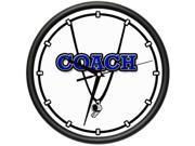 COACH Wall Clock sports trainer athletic athlete gym instructor gag gift