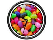 JELLY BEANS Wall Clock colorful candy easter beans candy store gift