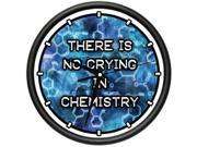 CHEMISTRY 1 Wall Clock formulas science flask teacher instructor class gag gift