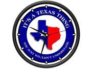 TEXAS THING Wall Clock south you wouldn t understand star state gag gift