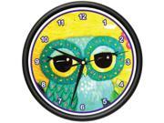 CUTE OWL Wall Clock girly owl wide eye cute adorable nocturnal birds gag gift