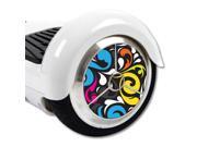 MightySkins Protective Vinyl Skin Decal for Hover Balance Board Scooter Wheels mini board unicycle bluetooth wrap cover sticker Swirly