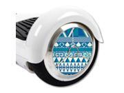 MightySkins Protective Vinyl Skin Decal for Hover Balance Board Scooter Wheels mini board unicycle bluetooth wrap cover sticker Blue Aztec
