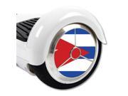 MightySkins Protective Vinyl Skin Decal for Hover Balance Board Scooter Wheels mini board unicycle bluetooth wrap cover sticker Cuban Flag