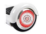 MightySkins Protective Vinyl Skin Decal for Hover Balance Board Scooter Wheels mini board unicycle bluetooth wrap cover sticker Red Aztec