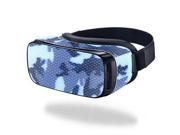 MightySkins Protective Vinyl Skin Decal for Samsung Gear VR Original cover wrap sticker skins Blue Camo