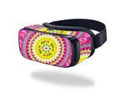 MightySkins Protective Vinyl Skin Decal for Samsung Gear VR Original cover wrap sticker skins Pink Aztec