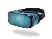MightySkins Protective Vinyl Skin Decal for Samsung Gear VR Original cover wrap sticker skins Blue Swirls