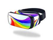 MightySkins Protective Vinyl Skin Decal for Samsung Gear VR Original cover wrap sticker skins Rainbow Flood