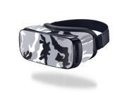 MightySkins Protective Vinyl Skin Decal for Samsung Gear VR Original cover wrap sticker skins Gray Camo