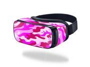 MightySkins Protective Vinyl Skin Decal for Samsung Gear VR Original cover wrap sticker skins Pink Camo