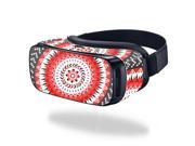 MightySkins Protective Vinyl Skin Decal for Samsung Gear VR Original cover wrap sticker skins Red Aztec