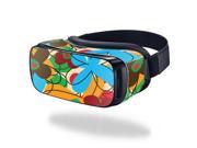 MightySkins Protective Vinyl Skin Decal for Samsung Gear VR Original cover wrap sticker skins Funky Flowers