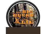 I LIKE BIG BUCKS Wall Clock hunting outdoors sport gift