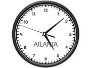 ATLANTA TIME Wall Clock world time zone clock office business