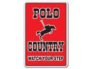 POLO COUNTRY Novelty Sign sport club country hobby horse parking gift