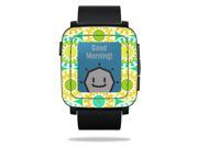 MightySkins Protective Vinyl Skin Decal for Pebble Time Smart Watch cover wrap sticker skins Slices