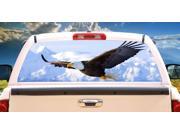 FLY FREE Rear Window Graphic truck view thru vinyl decal back