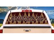COWGIRL UP Rear Window Graphic decal tint window film truck horse car
