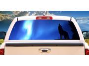 HOWLING WOLF Rear Window Graphic decal tint wolves view thru vinyl