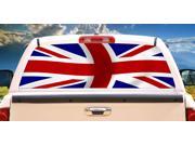 UK FLAG Rear Window Graphic great britain truck view thru vinyl