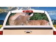 DEER SCENE 1 Rear Window Graphic decal tint film truck view thru car