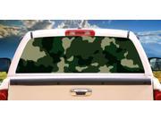 GREEN CAMO Rear Window Graphic back truck decal suv view thru vinyl